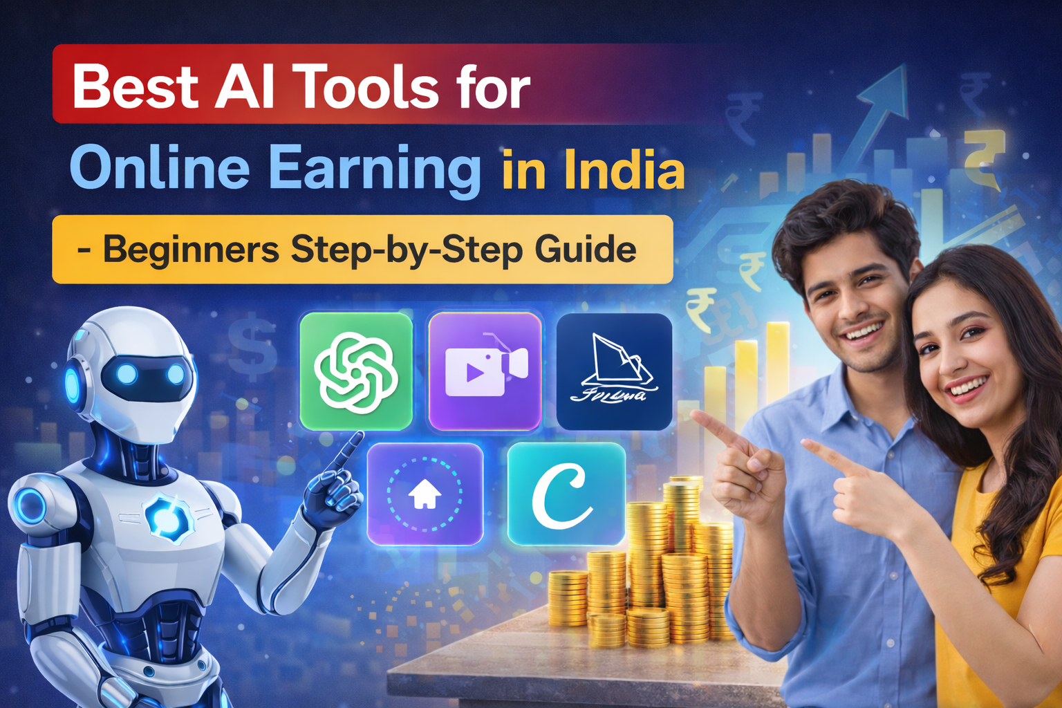 Best AI Tools for Online Earning in India 2026 featured image