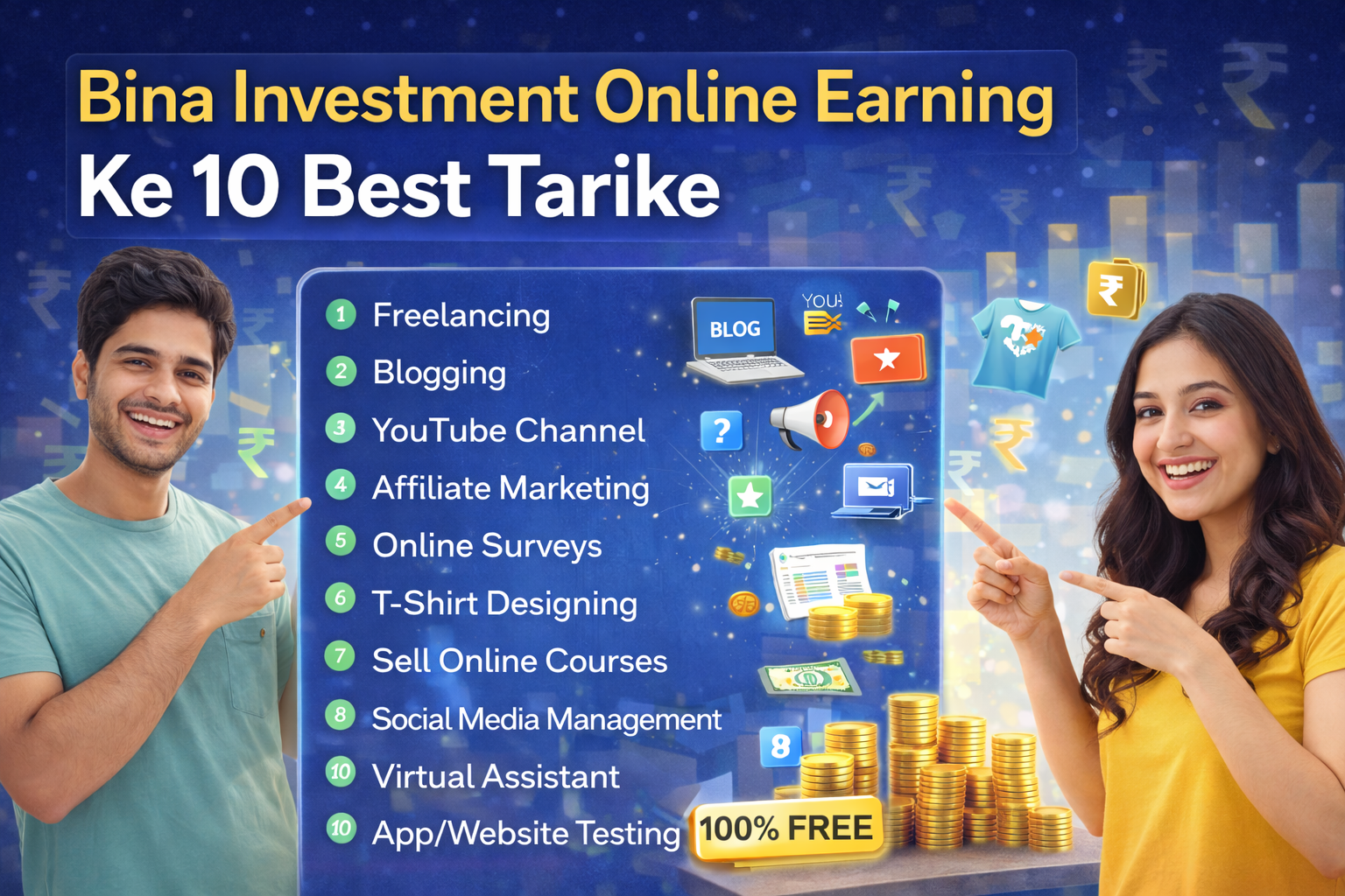 Bina Investment Online Earning Ke 10 Best Tarike featured image