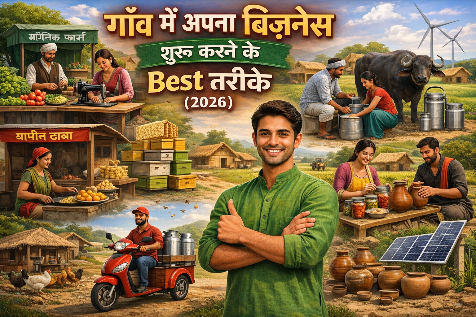 Self Employment Ideas in Village – gaon mein apna business shuru karne ke best tarike, rural self employment ideas 2026