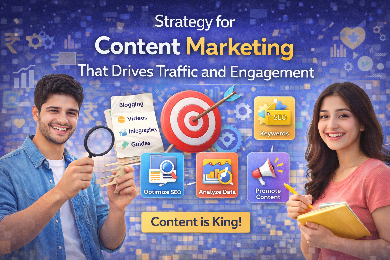 Strategy for Content Marketing that drives traffic and engagement featured image